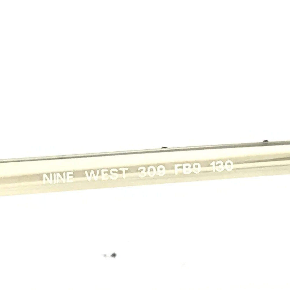 Nine West Petite Eyeglasses Frames 309 FB9 Black White Rectangular 49-16-130